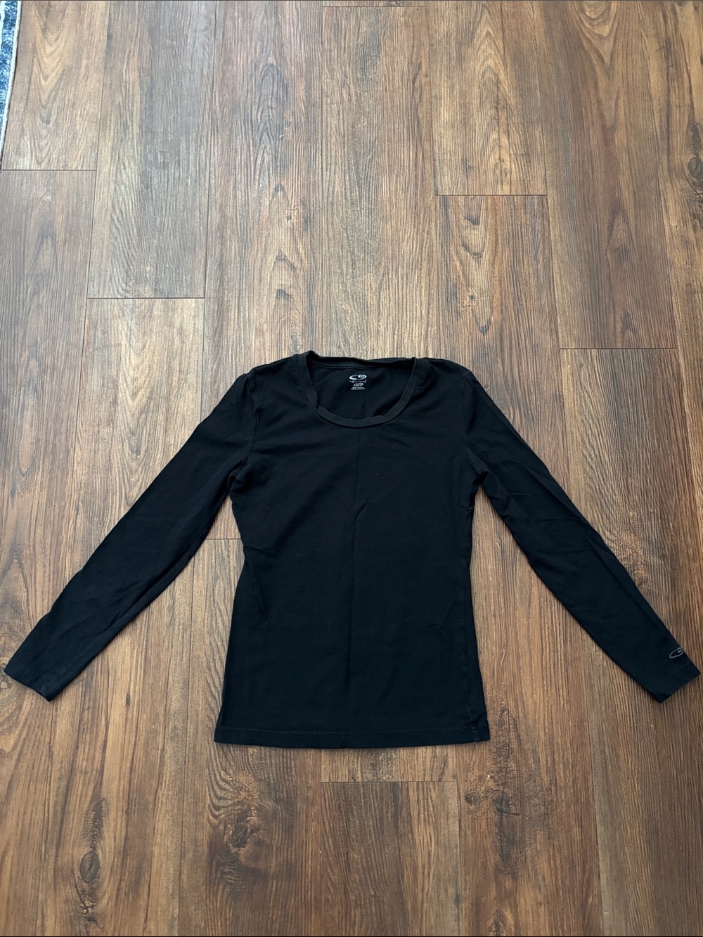 C9 by Champion Black Long Sleeve Crewneck Tee